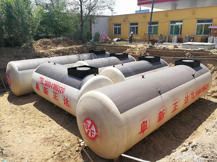 辽宁阜新正达卧式SF储油罐/卧式化工储罐/外层玻璃钢金属罐